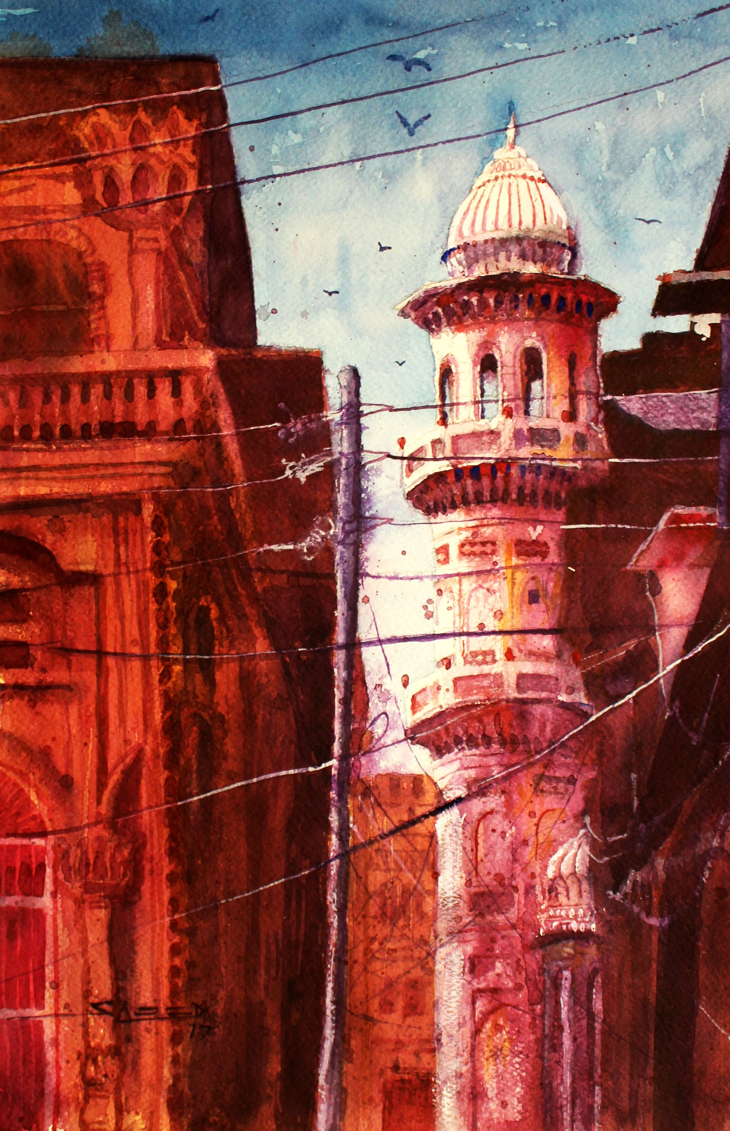 Minar Masjid Mohabat Khan