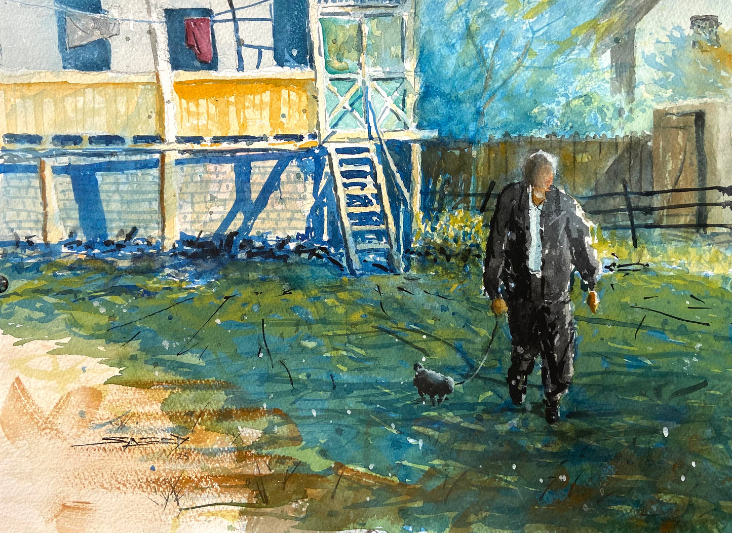 Walking the dog
