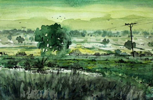 Landscape in green