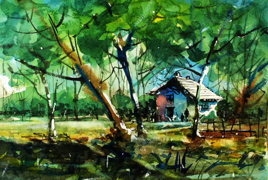 The lonely hut