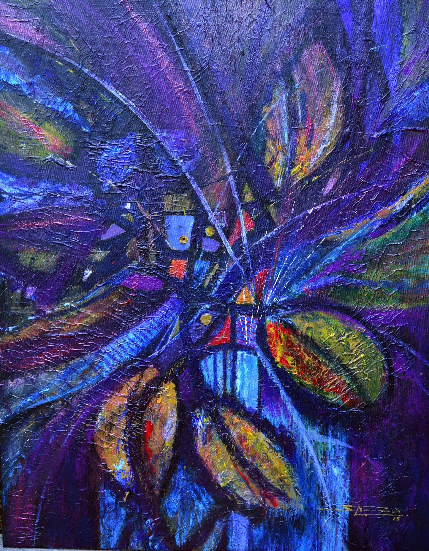 Still life in blue