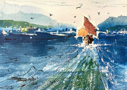 The sailing boat